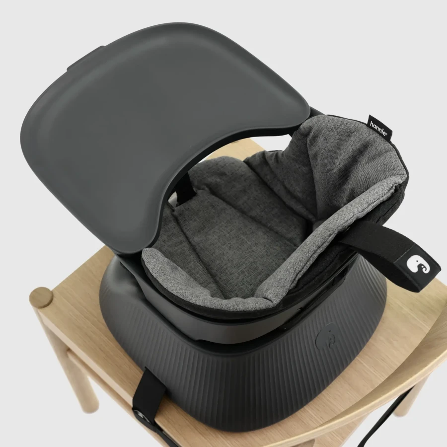 Przenośne krzesełko do karmienia - Charcoal Black / Hannie 
