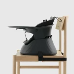 Przenośne krzesełko do karmienia - Charcoal Black / Hannie 
