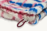 Dziecięca wełniana kurtka kangurka - pink & cobalt / Happymess