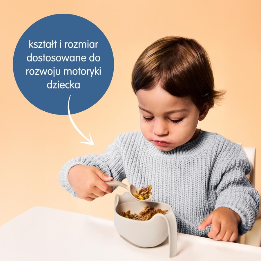 Pierwsze sztućce BLW dla niemowląt, Blush / b.box