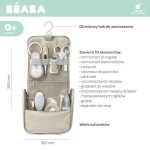Kosmetyczka z 10 akcesoriami do pielęgnacji niemowląt - Clay / Beaba