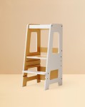 Drewniany pomocnik kuchenny - szary / Kids Concept