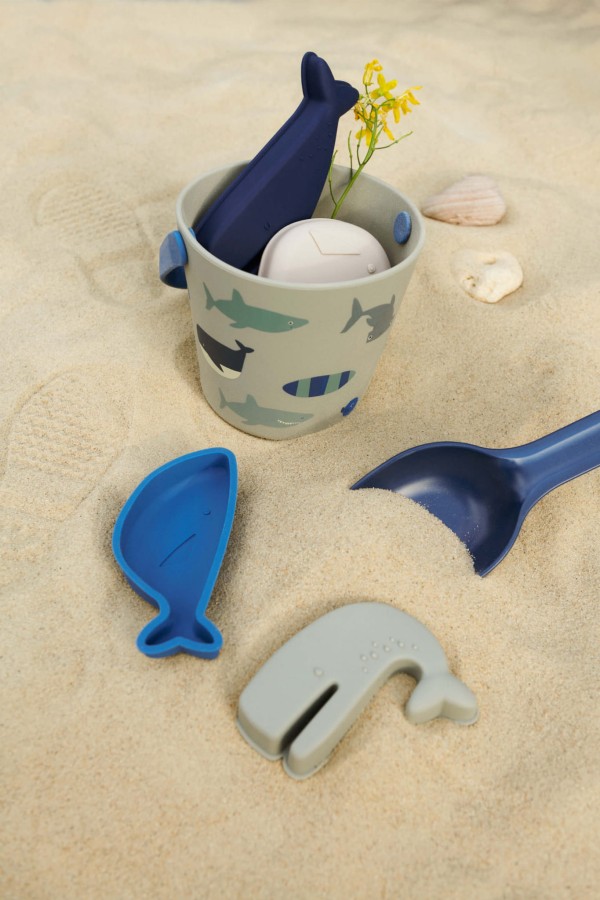 Zestaw do piasku Gilma - shark, dove blue / Liewood