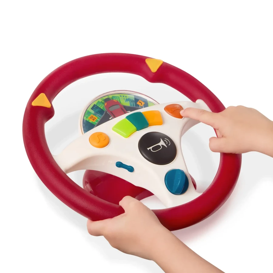 Interaktywna KIEROWNICA muzyczna - czerowna / B.Toys
