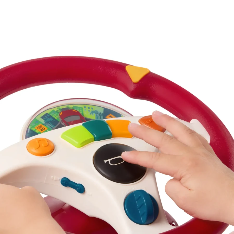 Interaktywna KIEROWNICA muzyczna - czerowna / B.Toys