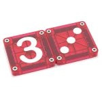 Klocki Magnetyczne Learn Numbers 56 el. / Magna-Tiles