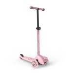Highwaykick 3S Hulajnoga z systemem sterowania 2w1 i kółkami LED składana 3+ Rose / Scootandride