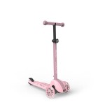 Highwaykick 3S Hulajnoga z systemem sterowania 2w1 i kółkami LED składana 3+ Rose / Scootandride