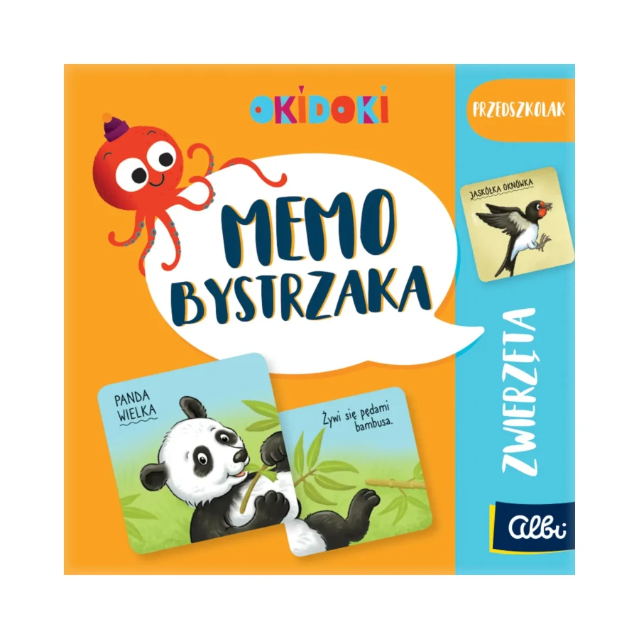 Memo Bystrzaka. Zwierzęta - OKIDOKI / Albi