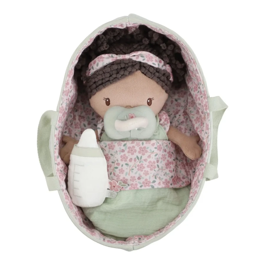 Laleczka w koszyczku Baby Evi / Little Dutch