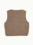 Dziecięca kamizelka merino - hazelnut / Happymess