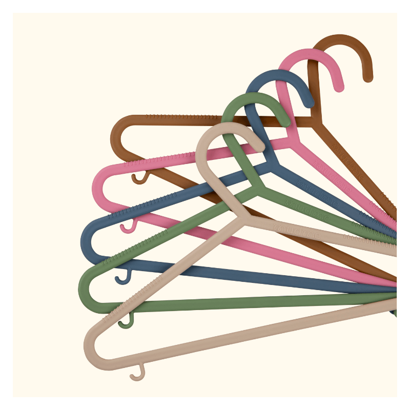 Wieszaki 8szt. - Cream / Mudme