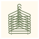 Wieszaki 8szt. - Sage Green / Mudme