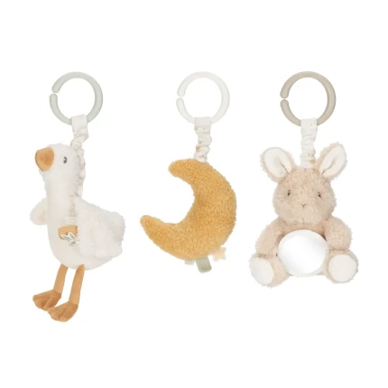 Zestaw 3 zawieszek Newborn Naturals / Little Dutch