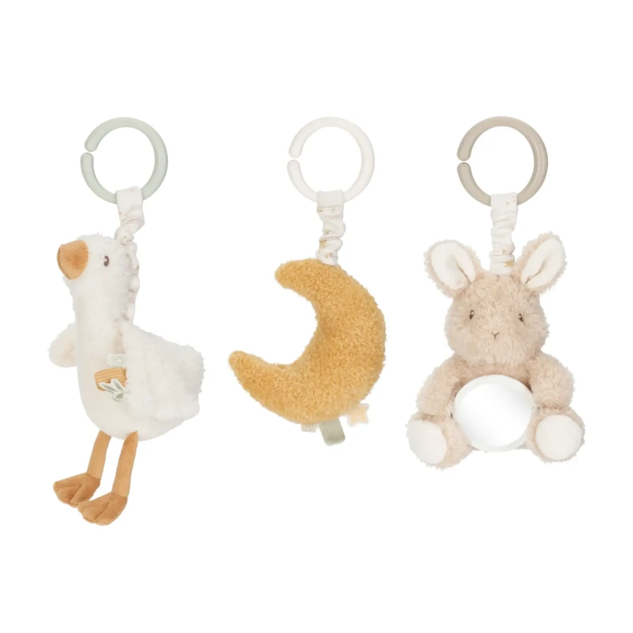 Zestaw 3 zawieszek Newborn Naturals / Little Dutch