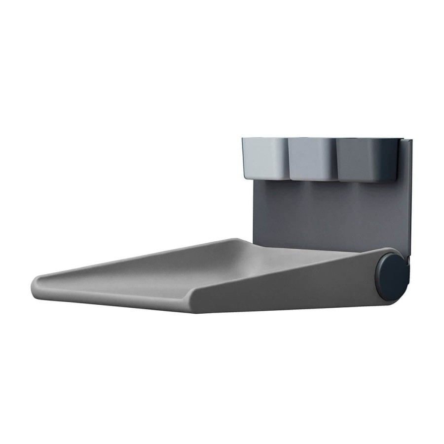 Przewijak montowany na ścianie WALLY™, Dusty Grey / LEANDER