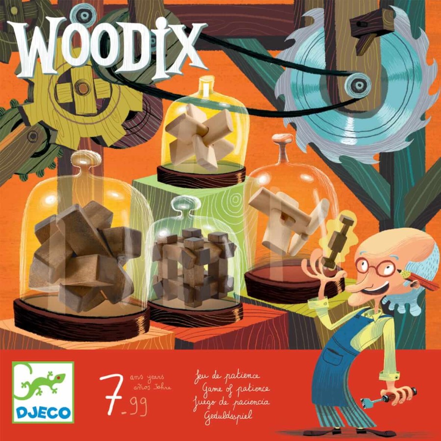 Gra Woodix - rozłącz i złącz figury / Djeco