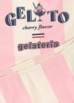 Dwuczęściowy strój kąpielowy Pomia - candy rose stripe / Konges slojd