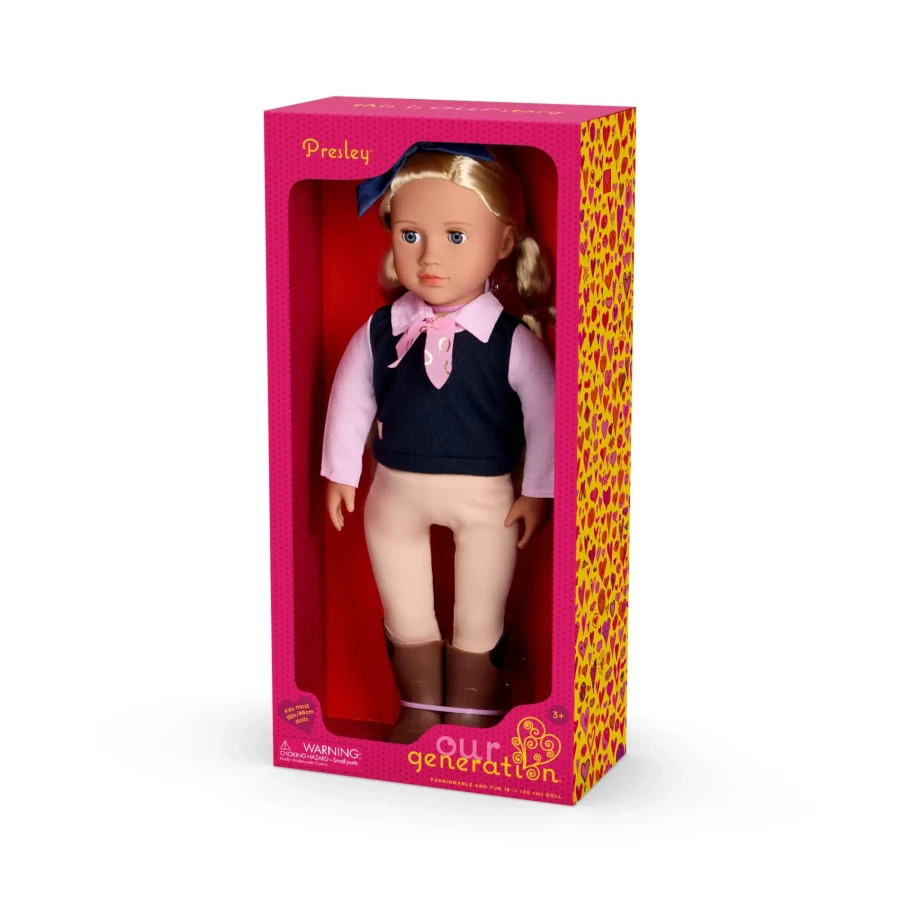 Lalka PRESLEY 46cm - dżokejka / OurGeneration