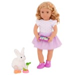 Lalka TABBY 46cm - z uroczym króliczkiem i akcesoriami / OurGeneration