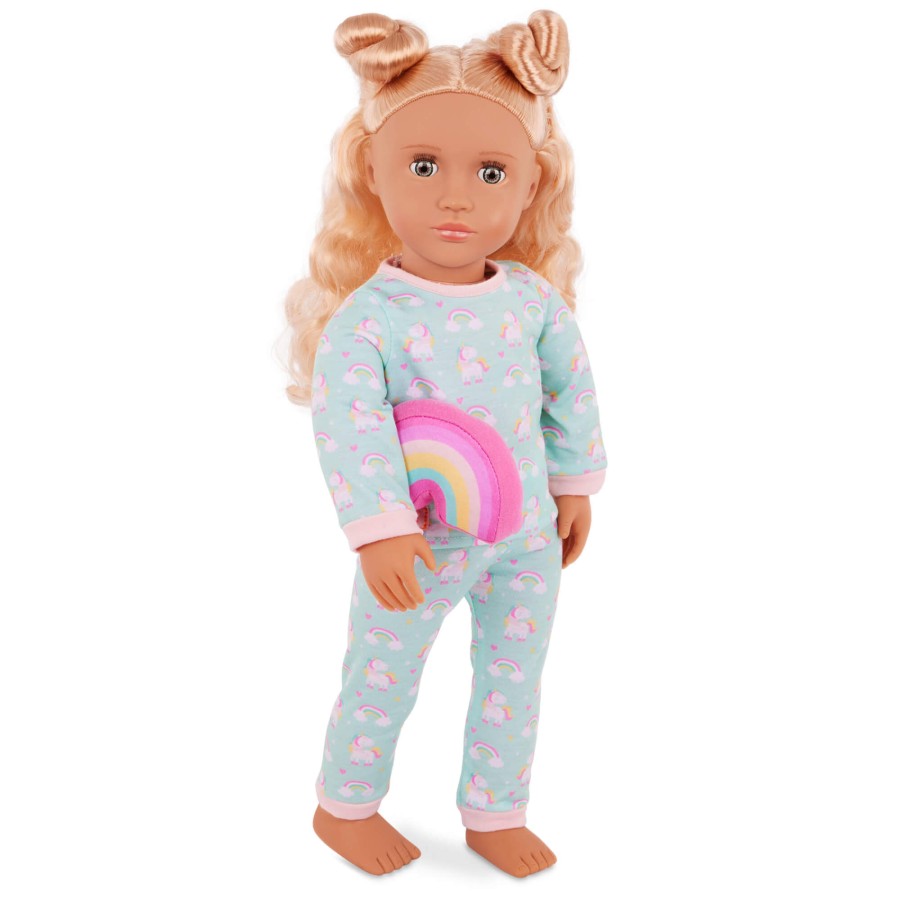 Lalka GILLIAN 46cm - z koczkami i piżamką w komplecie / OurGeneration