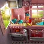Kuchnia z wyposażeniem dla lalek - Gourmet Kitchen Set / OurGeneration