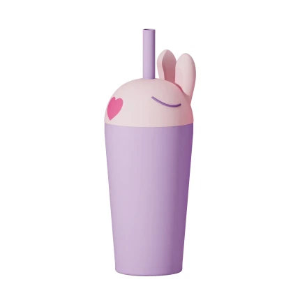 Kubek termiczny Bestie Tumbler, 720 ml - Królik / Asobu
