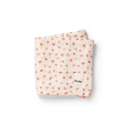 Kocyk bambusowy muślinowy - petit river rose / Elodie Details