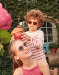 Okulary Oval Fig Pink Polarized 3-5 / Olivio & Co