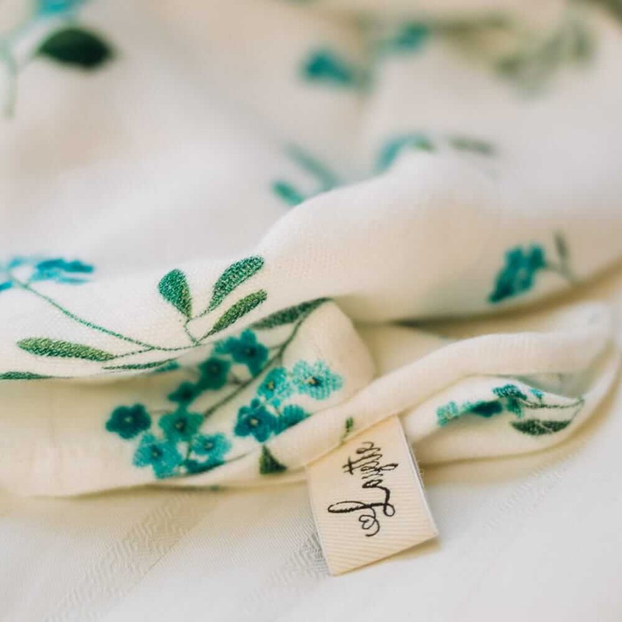 Pieluszki bambusowe 2 szt. BLUE FLOWERS / Layette