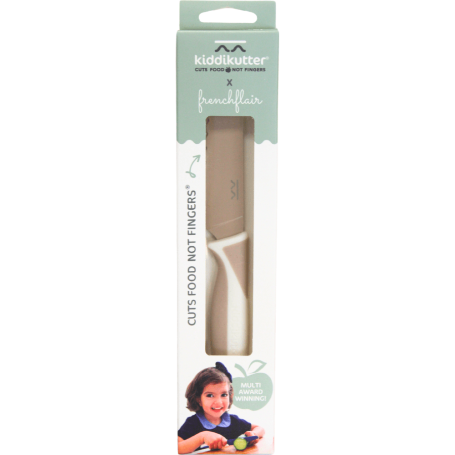 Bezpieczny nóż do nauki krojenia dla dzieci CREAM / KiddiKutter