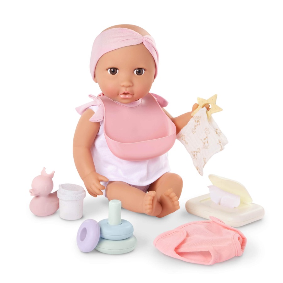 Lalka niemowlę z wózkiem spacerowym i akcesoriami / LullaBaby