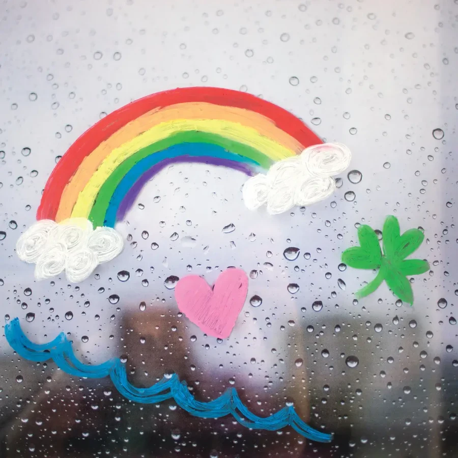 Zmywalne kredki żelowe do szyb, Rainy Dayz, 10szt. / Ooly