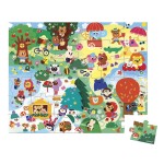 Puzzle w walizce 4 pory roku 36 elementów 4+ / Janod