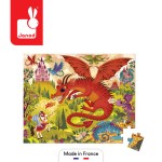 Puzzle w walizce Królestwo smoków 54 elementy 5+ / Janod
