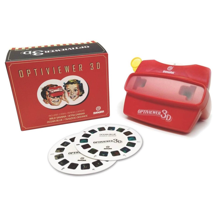 Mini projektor Optiviewer 3D (2 dyski w zestawie) / SVOORA