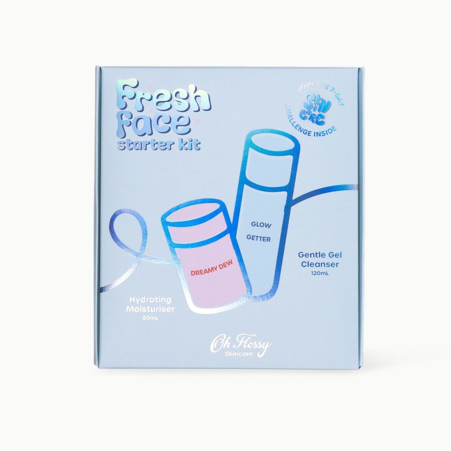 Zestaw Pielęgnacyjny dla dzieci i nastolatków 8-14 lat, Żel 120ml + Krem 50ml / Oh Flossy