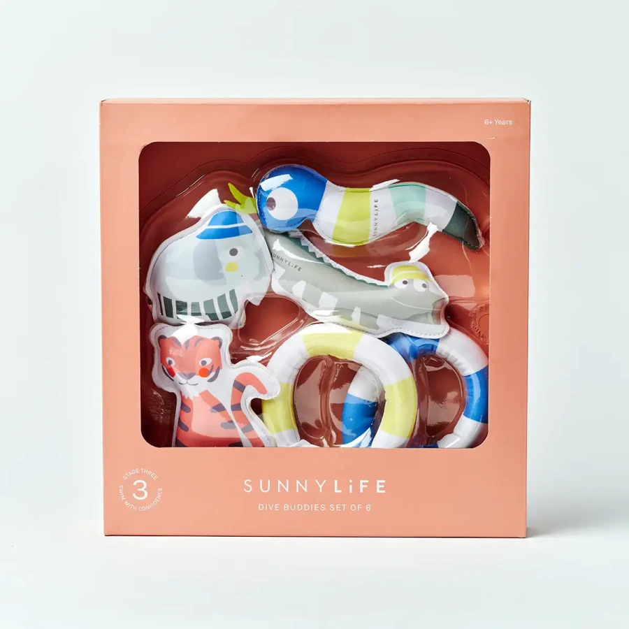Zabawki do nauki nurkowania - Into the Jungle, 6 szt. / Sunny Life