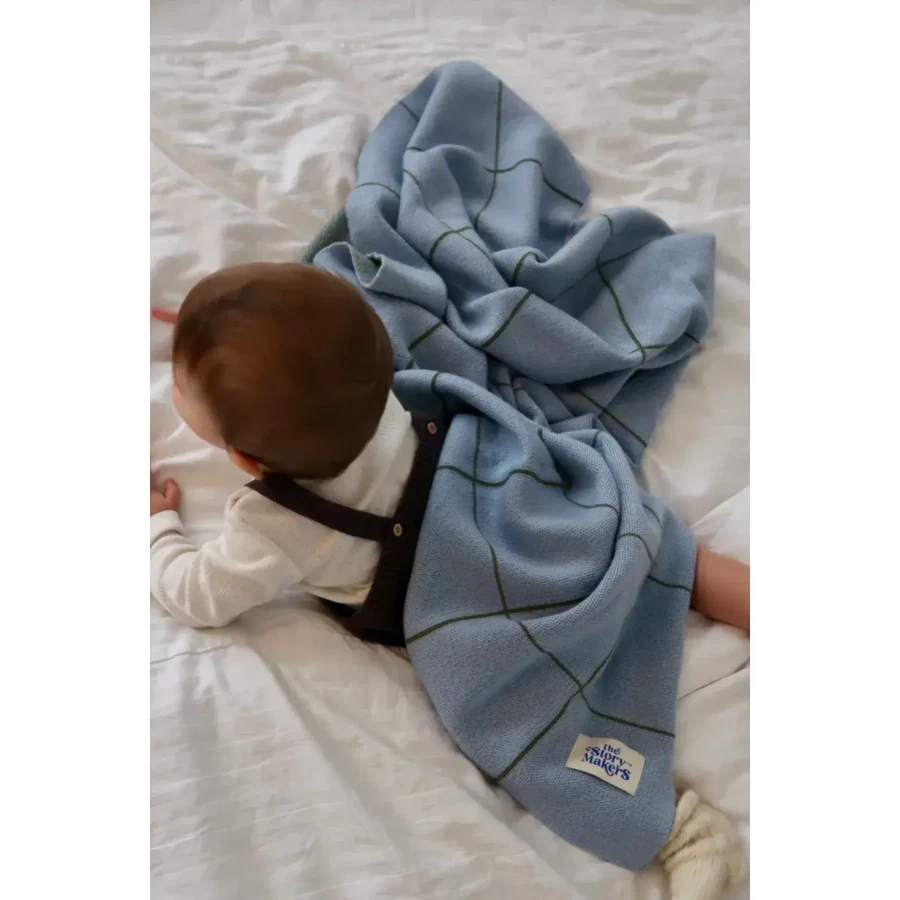 Koc merino - baby blue / The Story Makers