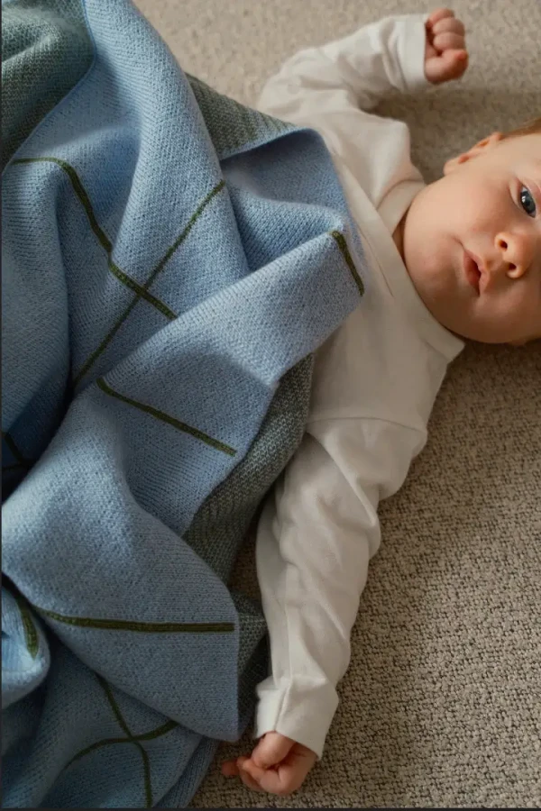 Koc merino - baby blue / The Story Makers