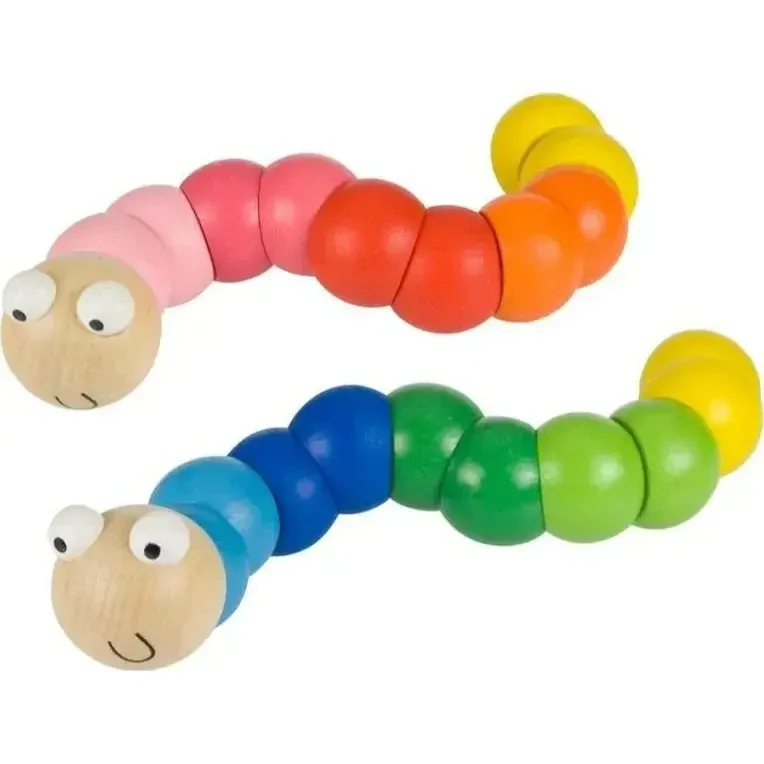 Elastyczne drewniane Dżdżownice / Bigjigs Toys