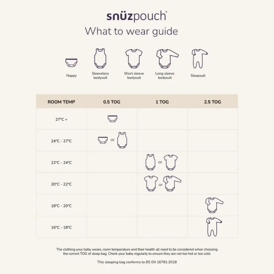 Śpiworek SnuzPouch - Cashmere Cross / Snuz