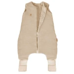 Śpiworek do spania muślinowy z nogawkami 0,5 TOG Malaga - Beige / Zaffiro