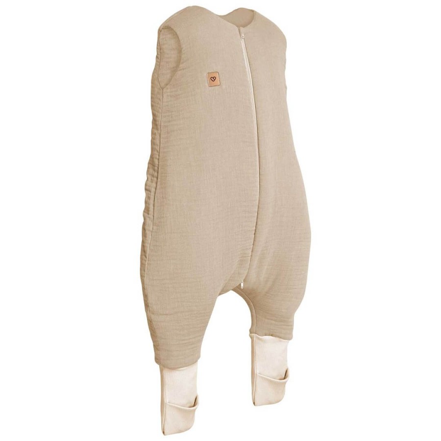 Śpiworek do spania muślinowy z nogawkami 0,5 TOG Malaga - Beige / Zaffiro