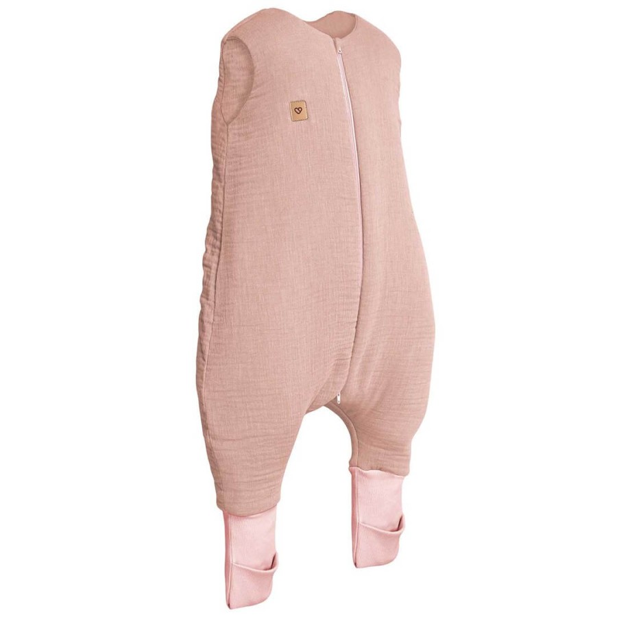 Śpiworek do spania muślinowy z nogawkami 0,5 TOG Malaga - Pink / Zaffiro