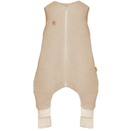 Śpiworek do spania muślinowy z nogawkami 1,5 TOG Malaga - Beige / Zaffiro