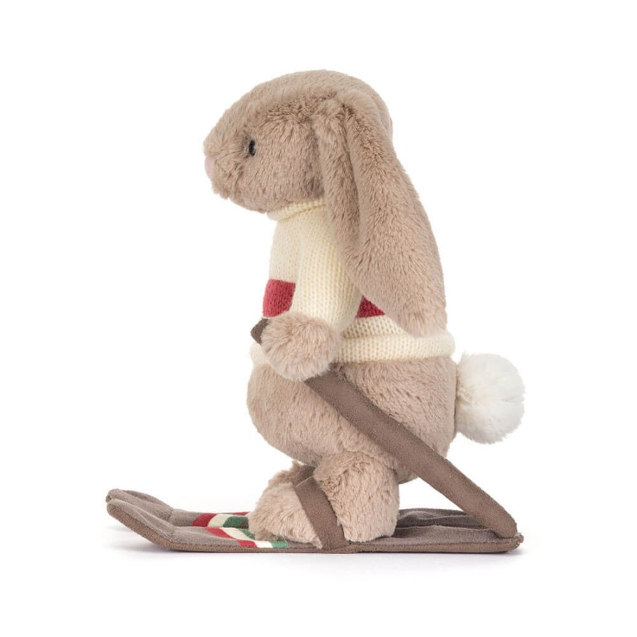 Króliczek Beżowy na Nartach 20 cm / Jellycat