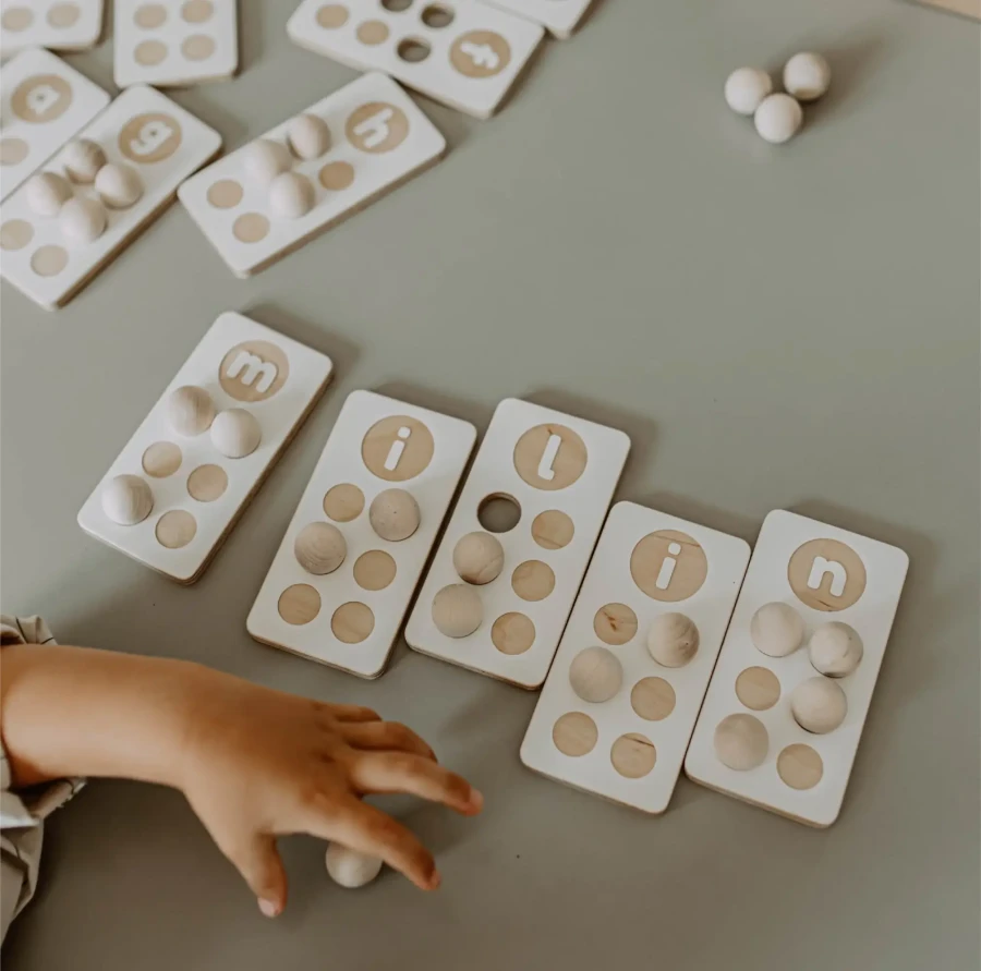 Alfabet z systemem Braille’a / Milin