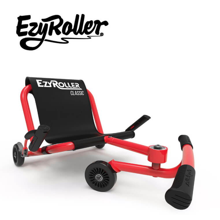 EzyRoller Classic Pojazd gokart napędzany nogami klasyczny 3-12 lat - Red / EzyRoller