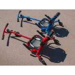 EzyRoller Spinner X Pojazd gokart napędzany nogami z funkcją 360° 4-12 lat - Pink / EzyRoller